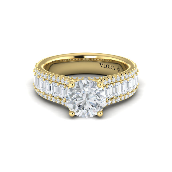 Opulence Oval Engagement Ring