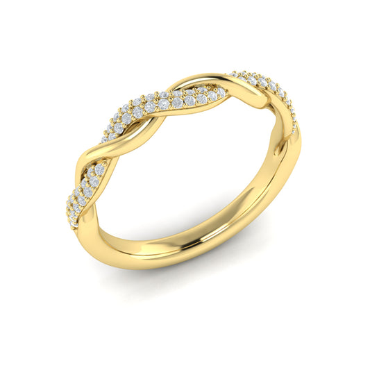 Entwined Stackable Band