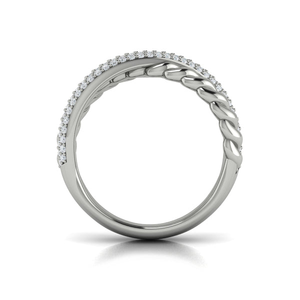Twist Crossed Ring
