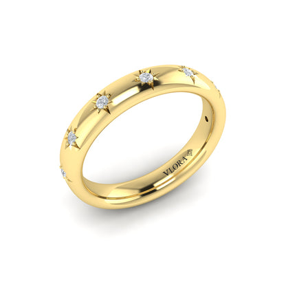 Diamond Vlora Star Ring