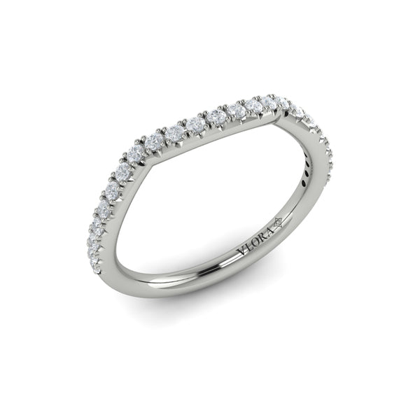 Matching Bands Wedding Band in Platinum by Vlora Bridal