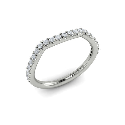 Matching Bands Wedding Band in Platinum by Vlora Bridal