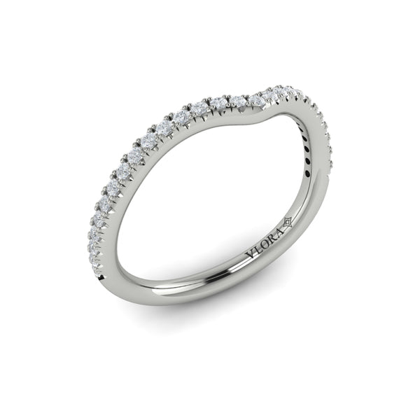 Matching Bands Wedding Band in Platinum by Vlora Bridal