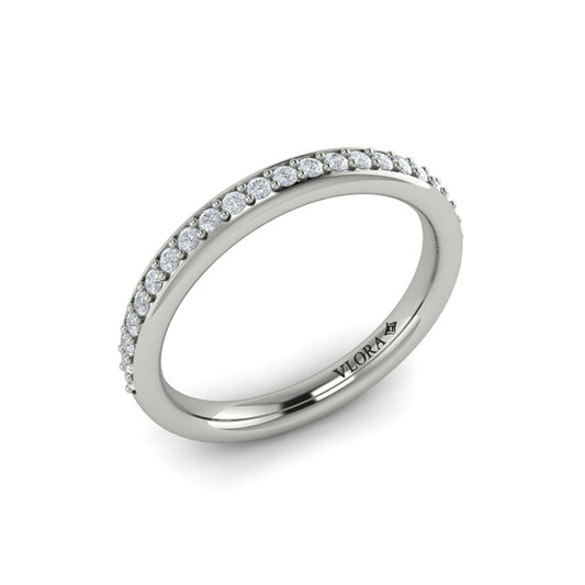 Matching Bands Wedding Band in Platinum by Vlora Bridal