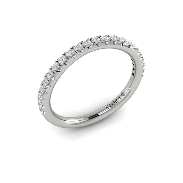 Matching Band for Dramatic Cathedral Hidden Halo Engagement Ring