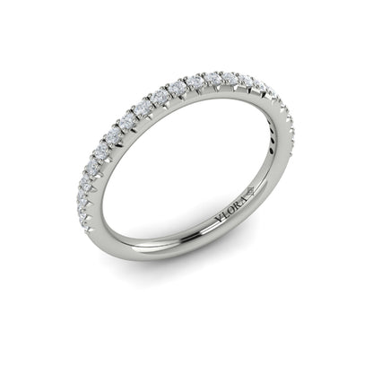 Matching Band for Dramatic Cathedral Hidden Halo Engagement Ring