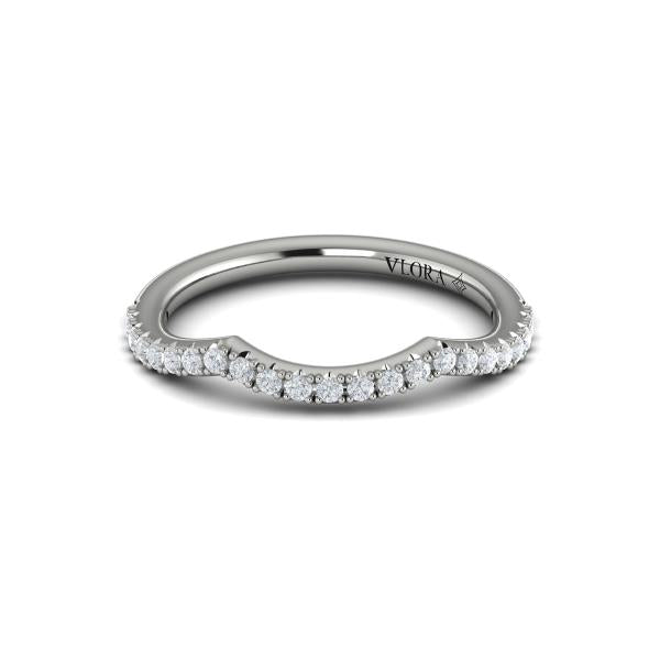 Matching Bands Wedding Band in Platinum by Vlora Bridal