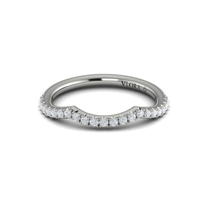 Matching Bands Wedding Band in Platinum by Vlora Bridal