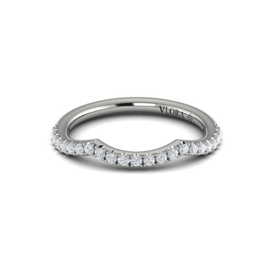 Matching Bands Wedding Band in Platinum by Vlora Bridal