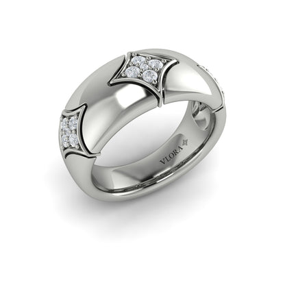 Diamond Cluster Vlora Star Ring