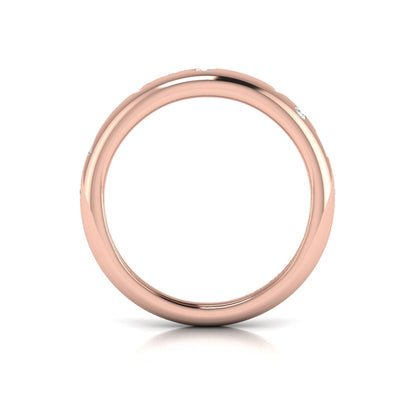 Multi Baguette and Round Dome Diamond Ring