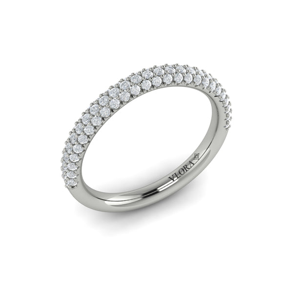 Matching Bands Wedding Band in Platinum by Vlora Bridal