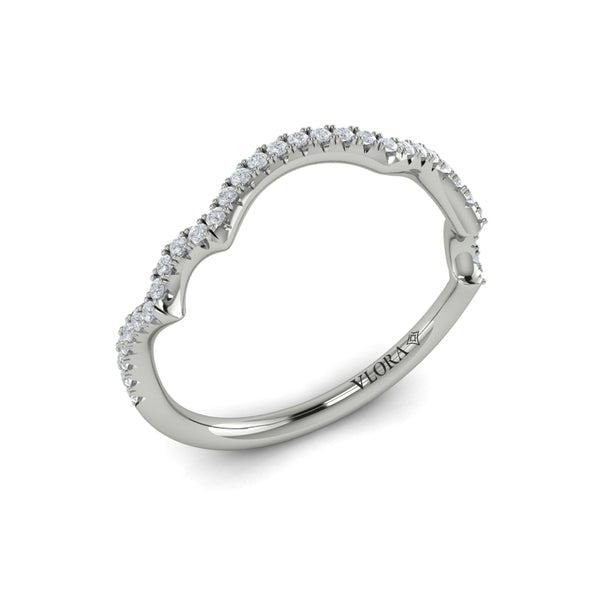 Matching Bands Wedding Band in Platinum by Vlora Bridal