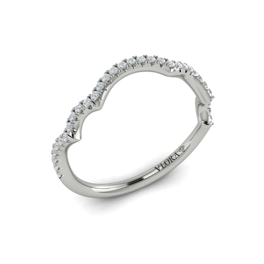 Matching Bands Wedding Band in Platinum by Vlora Bridal