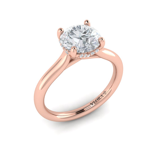 Elegant Classic Solitaire Engagement Ring