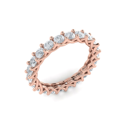 Bold Woven Eternity Ring