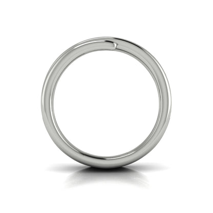 Center Diamond Baguette Open Wrap Ring