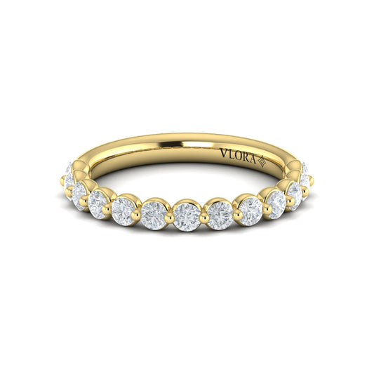 Refined Round Diamond Band