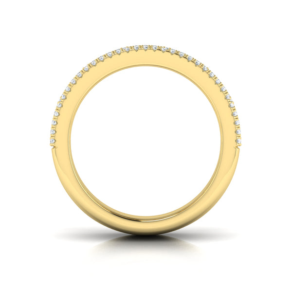 Diamond Baguette Double Row Ring