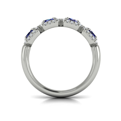 Diamond and Sapphire Statement Ring