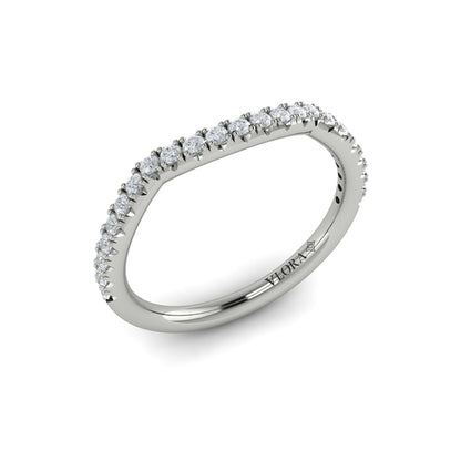 Matching Bands Wedding Band in Platinum by Vlora Bridal