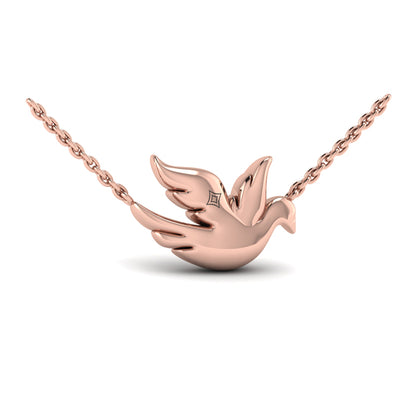 Diamond Dove Pendant