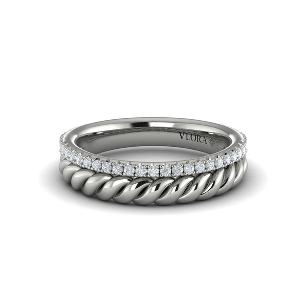 Twist Double Ring