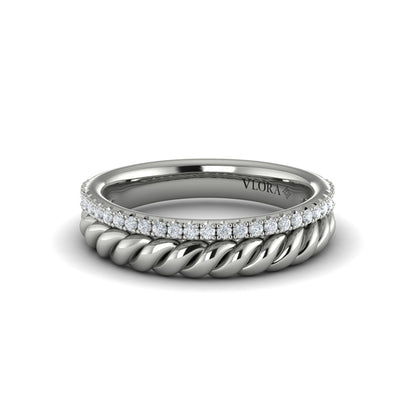 Twist Double Ring