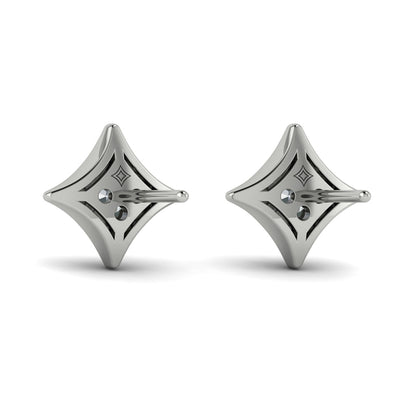 Diamond Vlora Star Stud Earrings