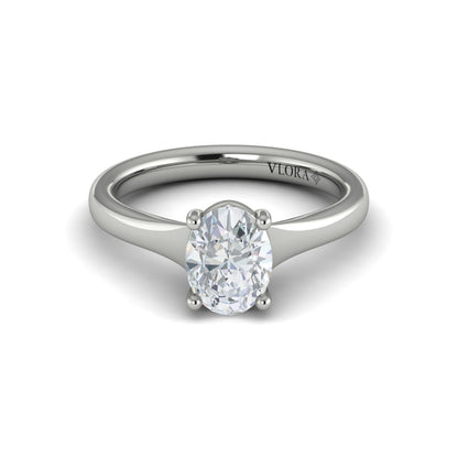 Graceful Solitaire Engagement Ring
