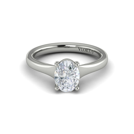 Graceful Solitaire Engagement Ring