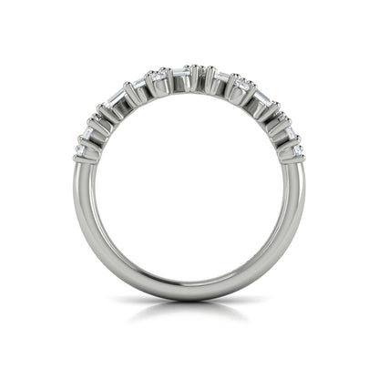 Multi Baguette and Round Diamond Ring