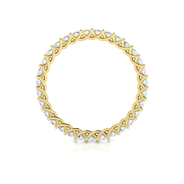 Delicately Woven Eternity Ring