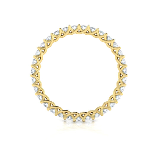 Delicately Woven Eternity Ring