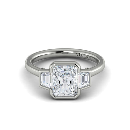 Architectural Elegance Engagement Ring