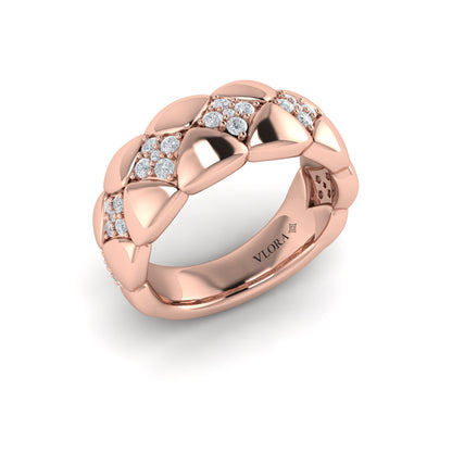 Diamond Tufted Vlora Star Ring