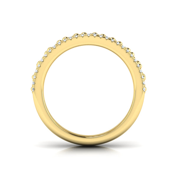 Diamond and Ruby Cluster Statement Ring