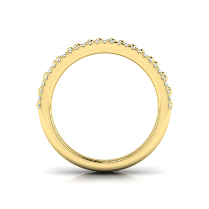 Diamond and Ruby Cluster Statement Ring