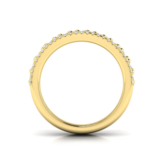 Diamond and Ruby Cluster Statement Ring