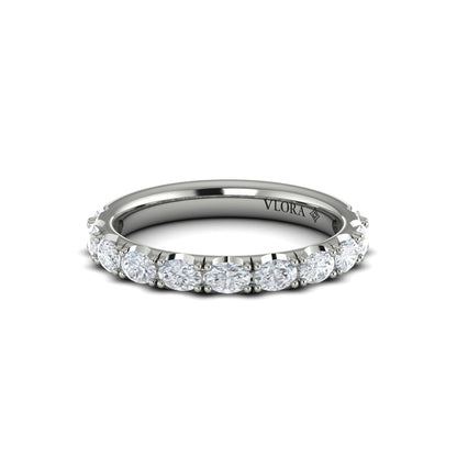 Matching Band for Diamond Accented Oval Engagement Ring