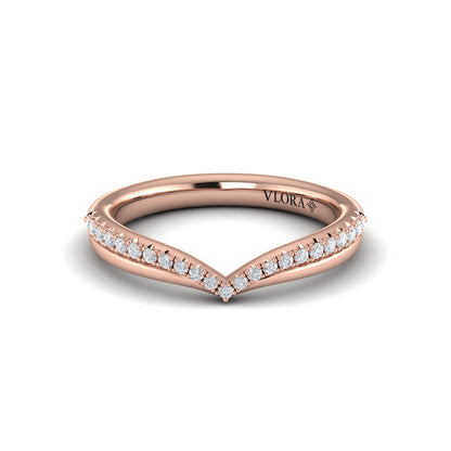 Double Chevron Contoured Band