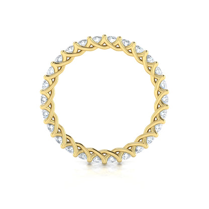 Woven Eternity Ring