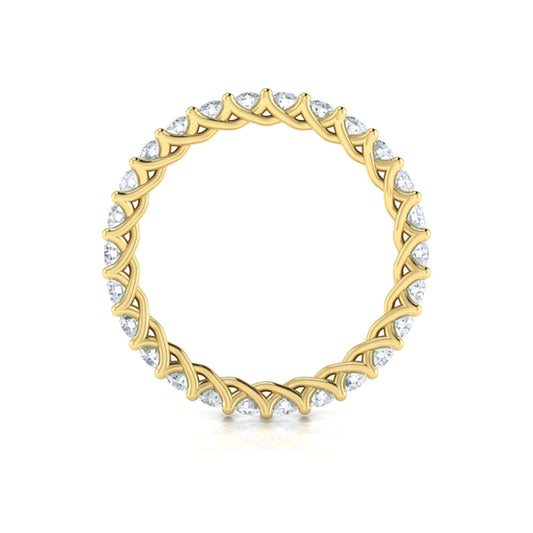 Woven Eternity Ring