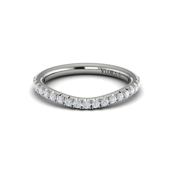 Matching Bands Wedding Band in Platinum by Vlora Bridal