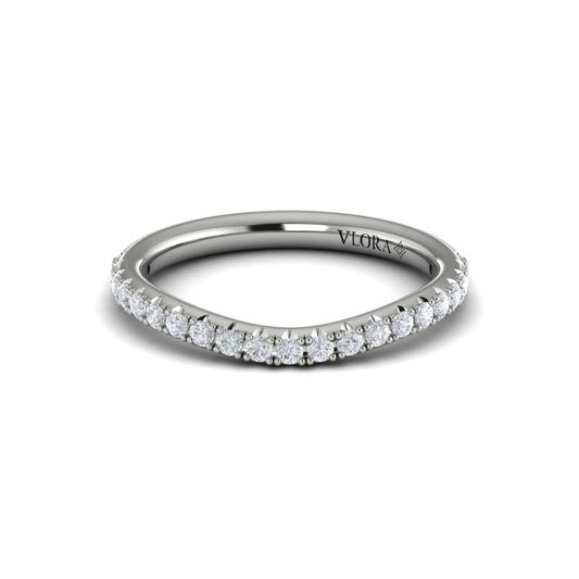 Matching Bands Wedding Band in Platinum by Vlora Bridal