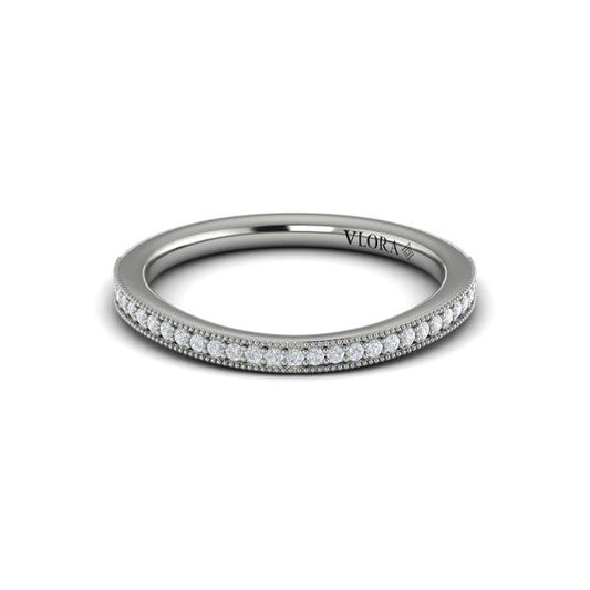 Matching Band for Vintage Splendor Oval Split Shank Engagement Ring