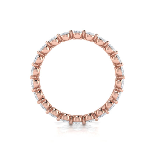 Luminous Oval Eternity Ring