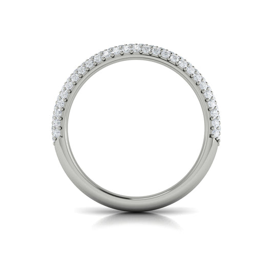 Bold Pavé Diamond Band
