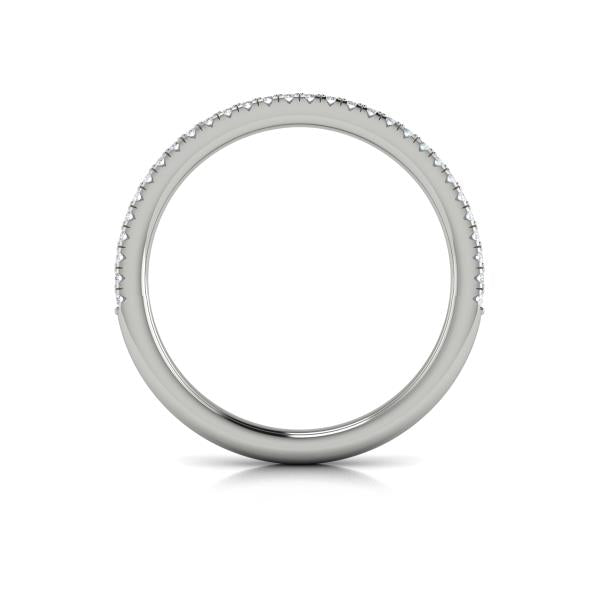 Stackable Bands, Colored Bands Wedding Band in Platinum by Vlora Bridal