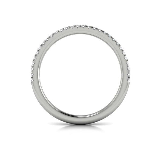 Stackable Bands, Colored Bands Wedding Band in Platinum by Vlora Bridal